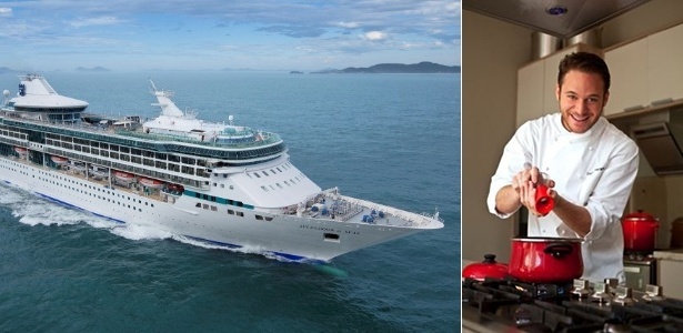 O chef Dalton Rangel apresentará receitas no navio Splendour of the Seas - Divulgação/Royal Caribbean