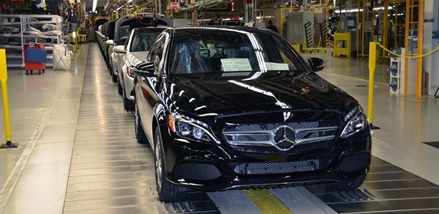Produção do Mercedes Classe C também é feita em Tuscaloosa (EUA) - Divulgação - Divulgação