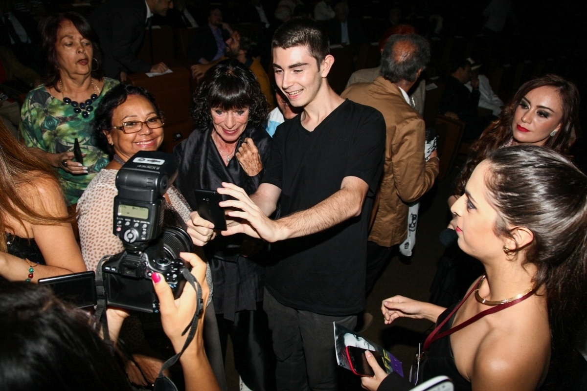 28.ago.2014 - Geraldine Chaplin, filha de Charles Chaplin, recebe homenagem no Festival Internacional de Cinema de Brasília - Manuela Scarpa/Photo Rio News