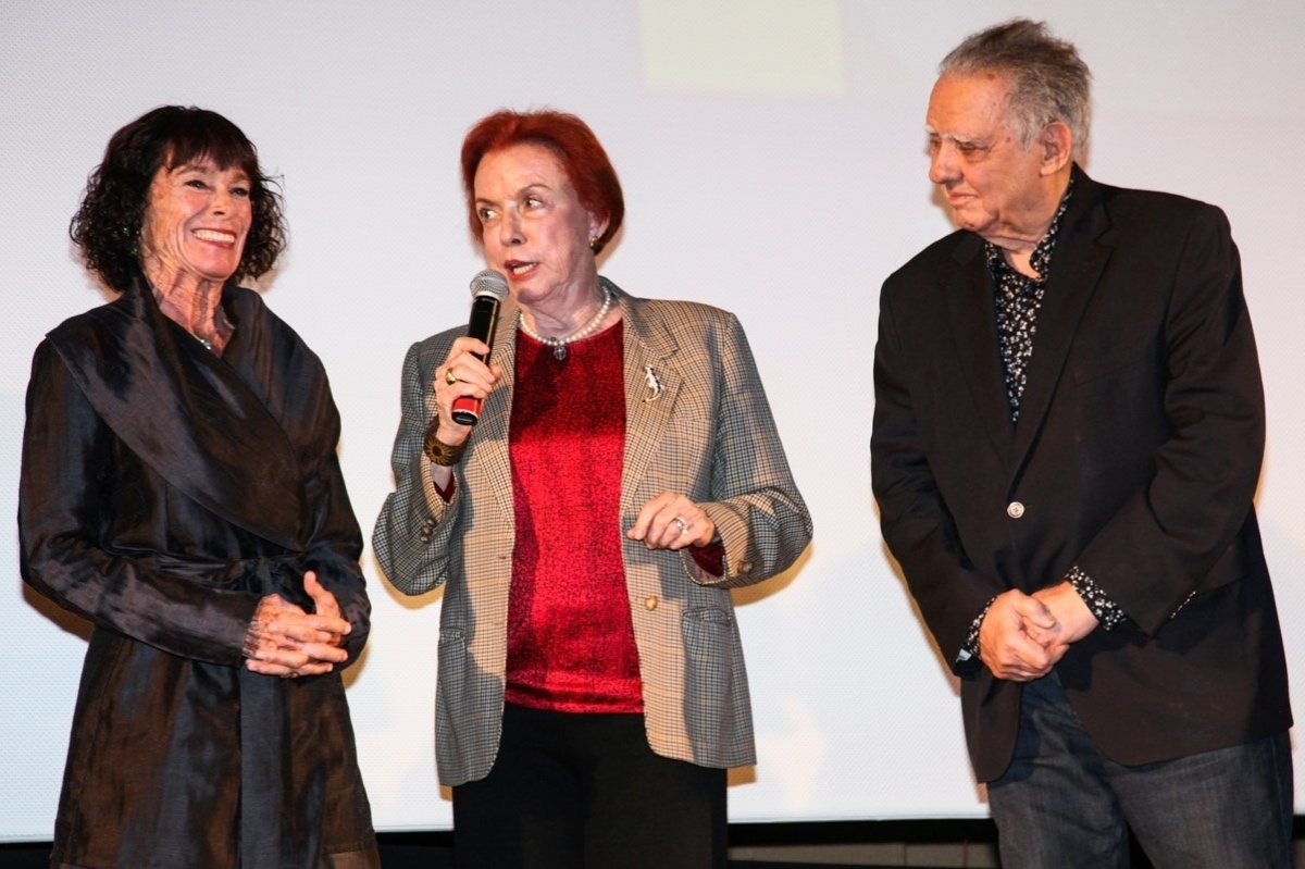28.ago.2014 - 28.ago.2014 - Geraldine Chaplin, filha de Charles Chaplin, recebe homenagem no Festival Internacional de Cinema de Brasília - Manuela Scarpa/Photo Rio News