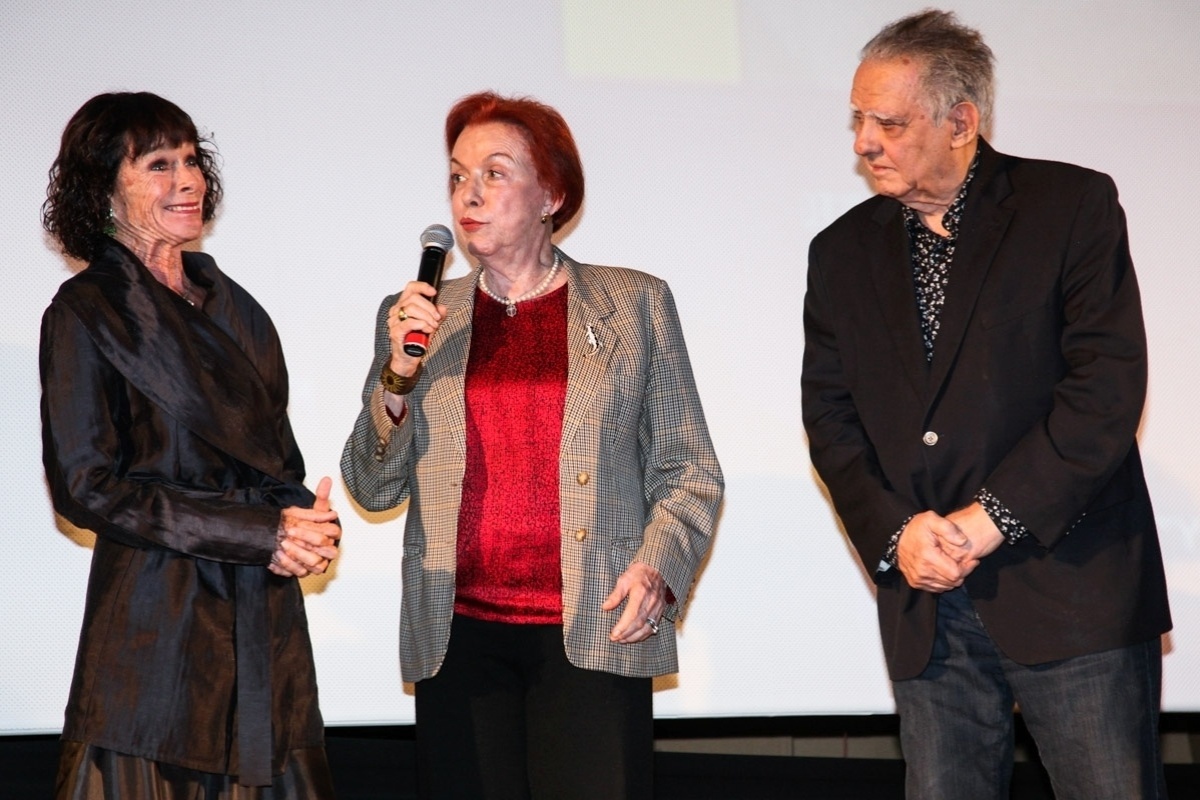 28.ago.2014 - Geraldine Chaplin, filha de Charles Chaplin, recebe homenagem no Festival Internacional de Cinema de Brasília - Manuela Scarpa/Photo Rio News