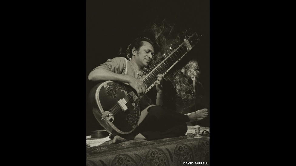 Ravi Shankar, por volta de 1967 - David Farrell