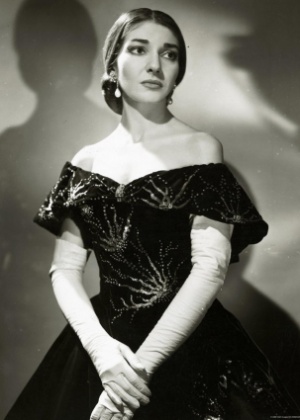 A cantora de ópera Maria Callas, que morreu em 1977 - Reprodução