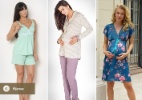 Camisola ou pijama para usar na maternidade? Inspire-se nessa seleção - Montagem/Arte UOL