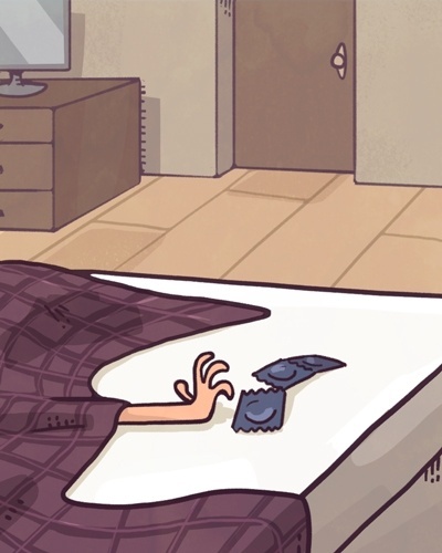 álbum com lições de sexo | 4 - NÃO SE DEVE PÔR A CAMISINHA APENAS ANTES DE GOZAR - Igor Pizzuto/Arte UOL