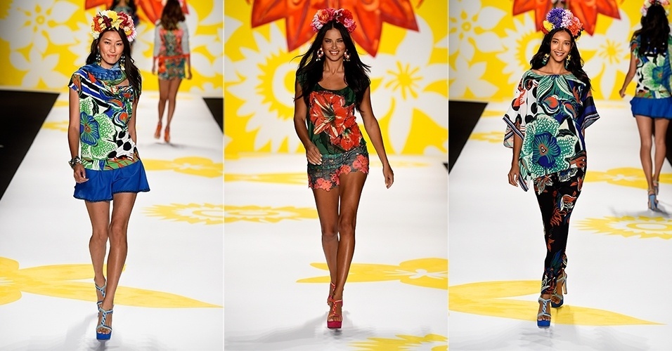 4.set.2014 - Desfile da Desigual na Semana de Moda de Nova York - Frazer Harrison/Getty Images