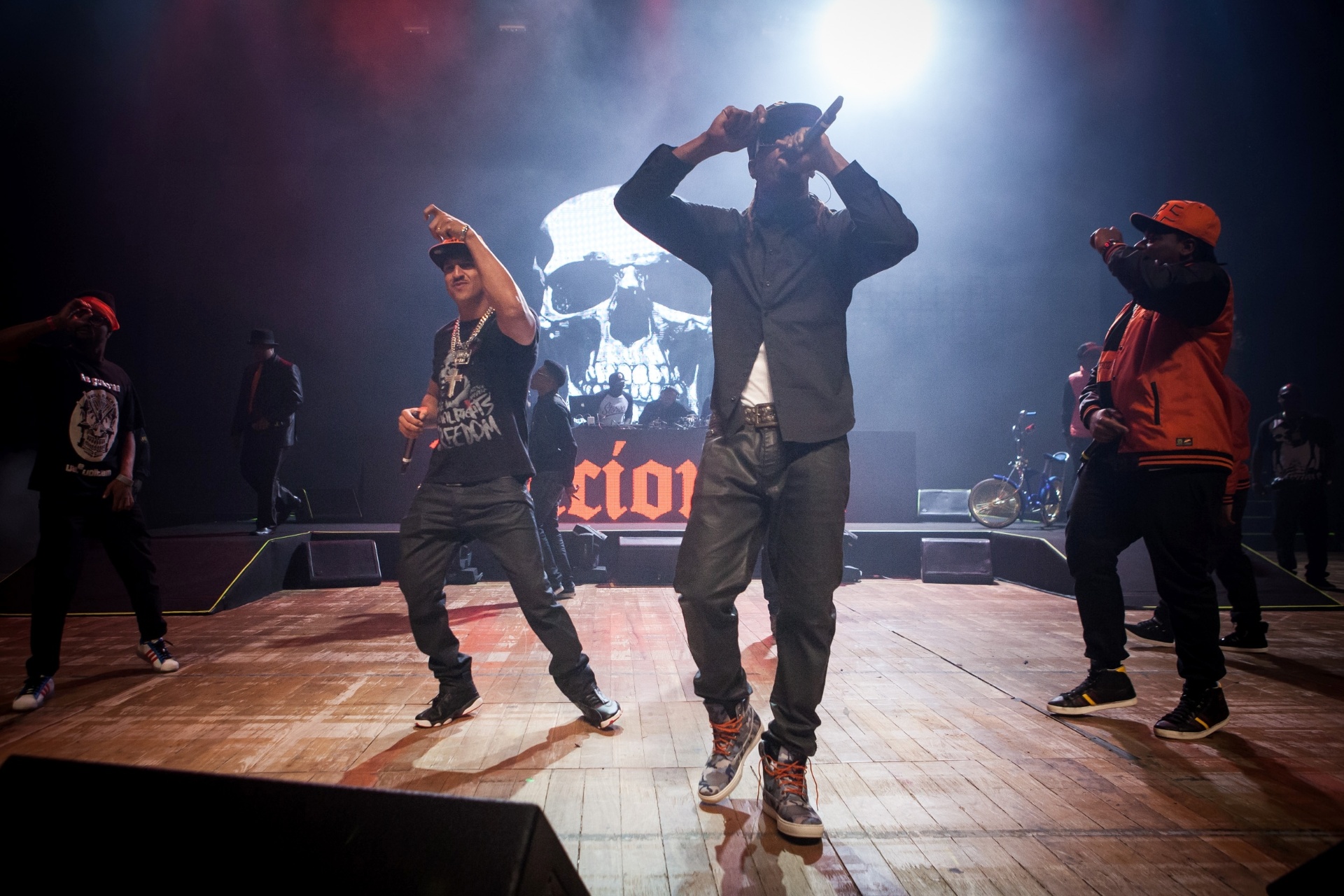 7.set.2014 - Show de comemoração dos 25 anos de carreira dos Racionais Mcs no Citibank Hall, zona sul da cidade - Rodrigo Capote/UOL