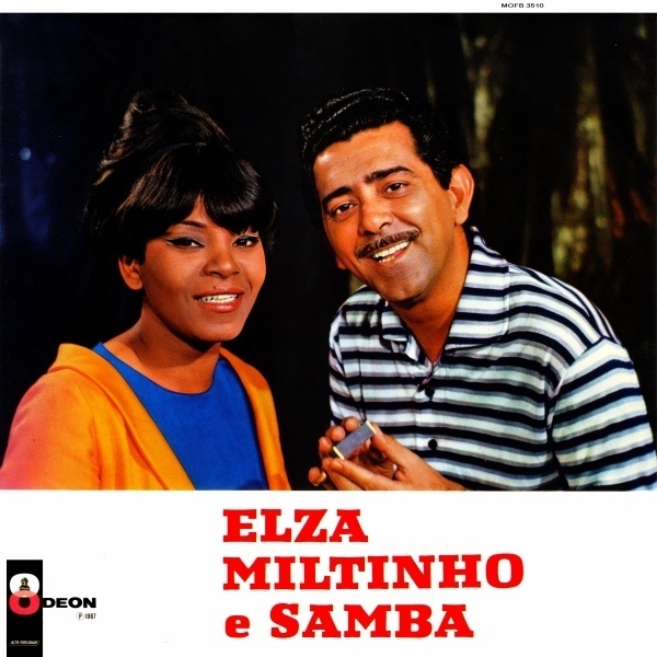 Primeiro disco da parceria de sucesso com Elza Soares, "Elza, Miltinho e Samba", lançado em 1967 - Reprodução