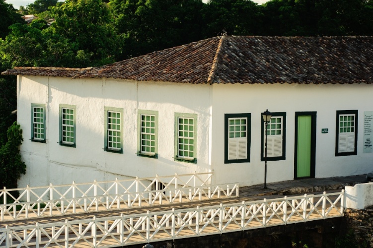 Casa onde morou a poetisa Cora Coralina, na cidade de Goiás. Hoje a cidade abriga um museu em homenagem à escritora