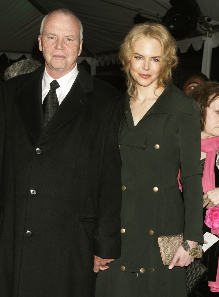 2005. A atriz Nicole Kidman e seu pai, Antony Kidman