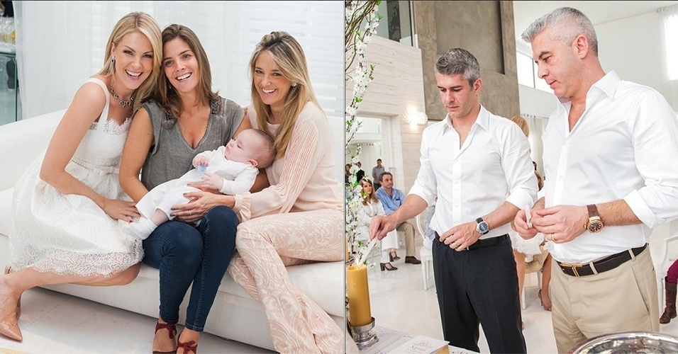 14.set.2014 - Alexander Correa, marido da apresentadora Ana Hickmann mostrou no Instagram fotos do batizado do filho do casal, Alexandre, de seis meses
