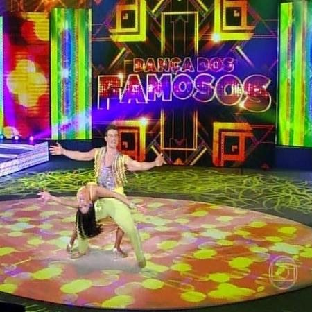 Tainá Grando e Anderson - Reprodução/TV Globo - Reprodução/TV Globo