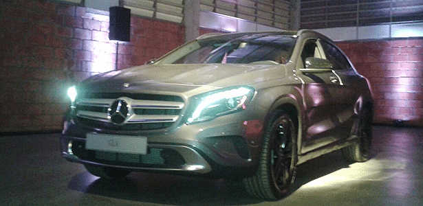 Mercedes-Benz apresenta GLA em galpão, em Iracemápolis (SP): visão do futuro - Leonardo Felix/UOL
