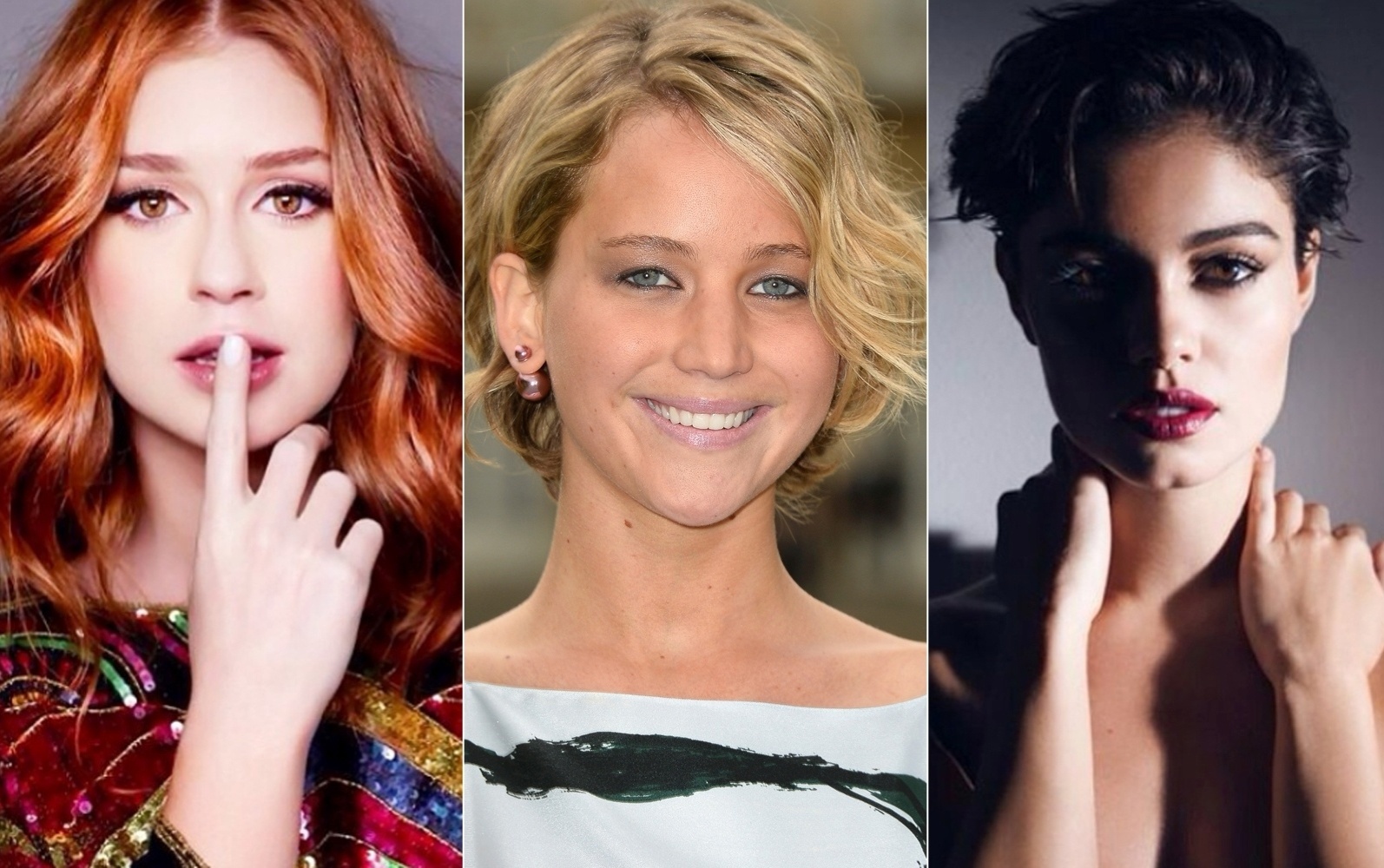 Marina Ruy Barbosa, Jennifer Lawrence e Sophie Charlotte - Getty Images/Reprodução/Instagram/Montagem/UOL