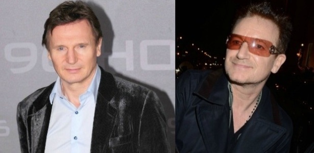 Liam Neeson e Bono Vox estão escrevendo filme sobre cena musical da Irlanda - Reprodução
