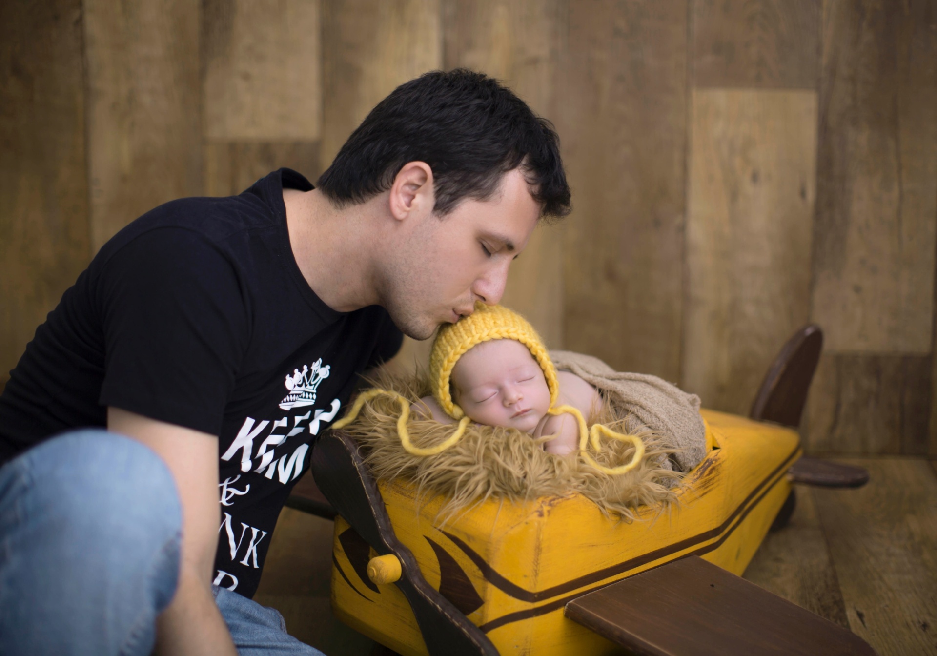 "Deixo os pais bem à vontade para escolherem em quais cenários querem interagir com o filho", diz a fotógrafa Eileen Parker - Eileen Parker/Divulgação