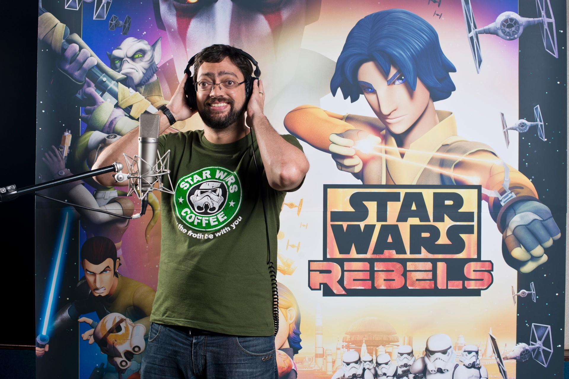 Fernando Caruso empresta voz a personagem de "Star Wars Rebels" - Washington Possato