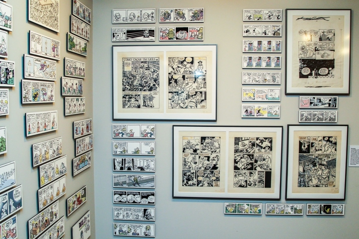 20.set.2014 - As tiras, as cores e a militância de Laerte estão na mostra ?Ocupação Laerte?, que teve abertura no sábado (20), com a presença do cartunista, no Itaú Cultural, em São Paulo - Manuela Scarpa/Photo Rio News