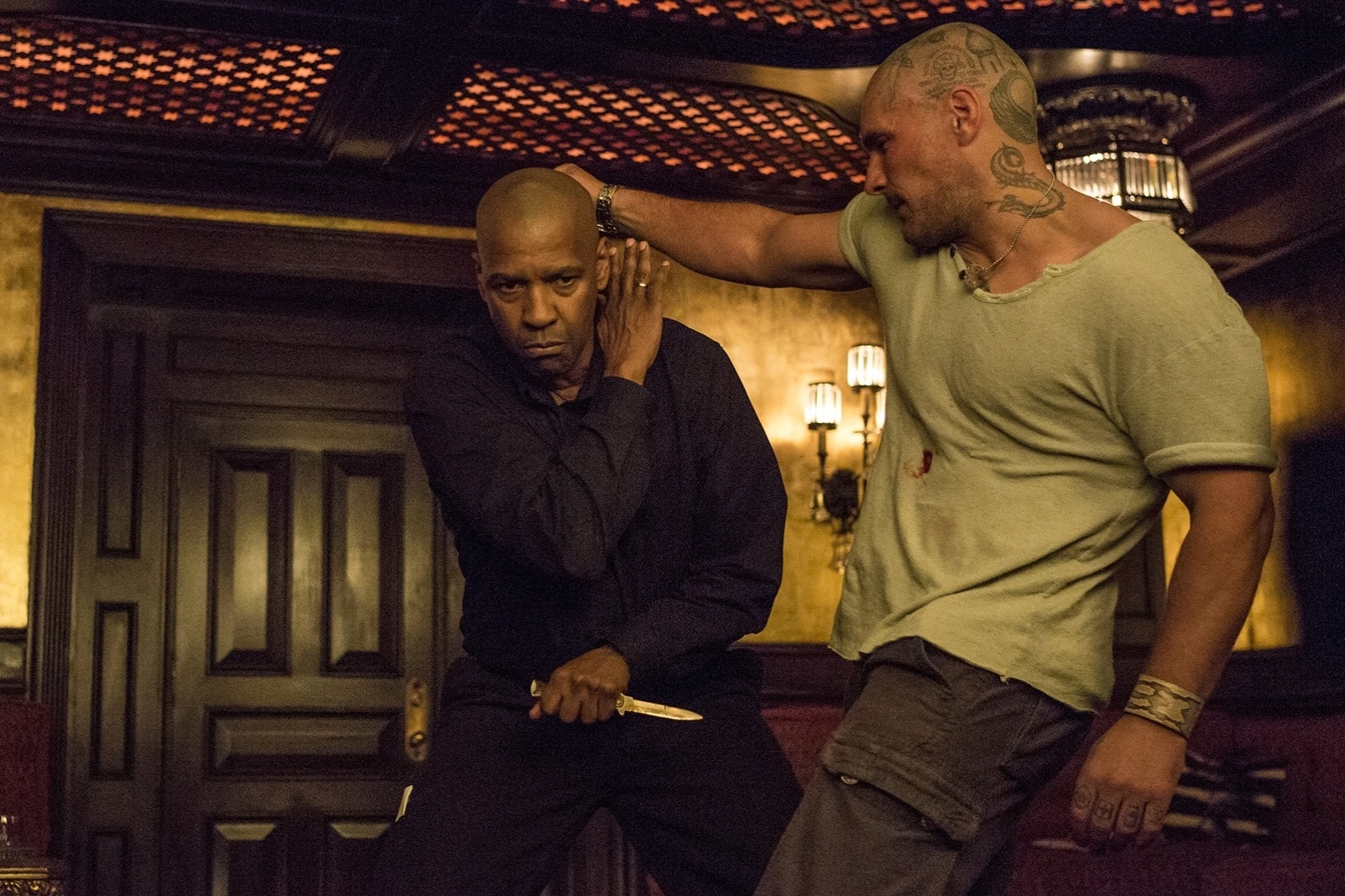 Denzel Washington em cena de "O Protetor" - Divulgação