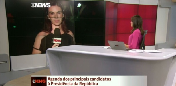 Um dia após gafe, âncora e repórter da Globo News não aparecem no mesmo telejornal