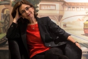 13.ago.2013 - Retrato de Pilar del Rio, viúva de José Saramago, no Brasil - Danilo Verpa/Folhapress