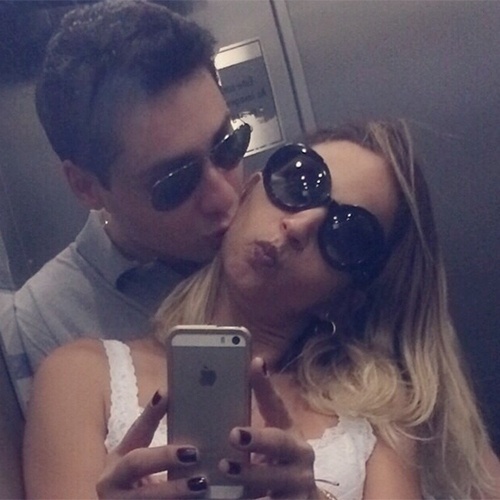 30.set.2014 - Valesca Popozuda postou uma foto no Instagram ao lado do namorado, o empresário Diógenes David.