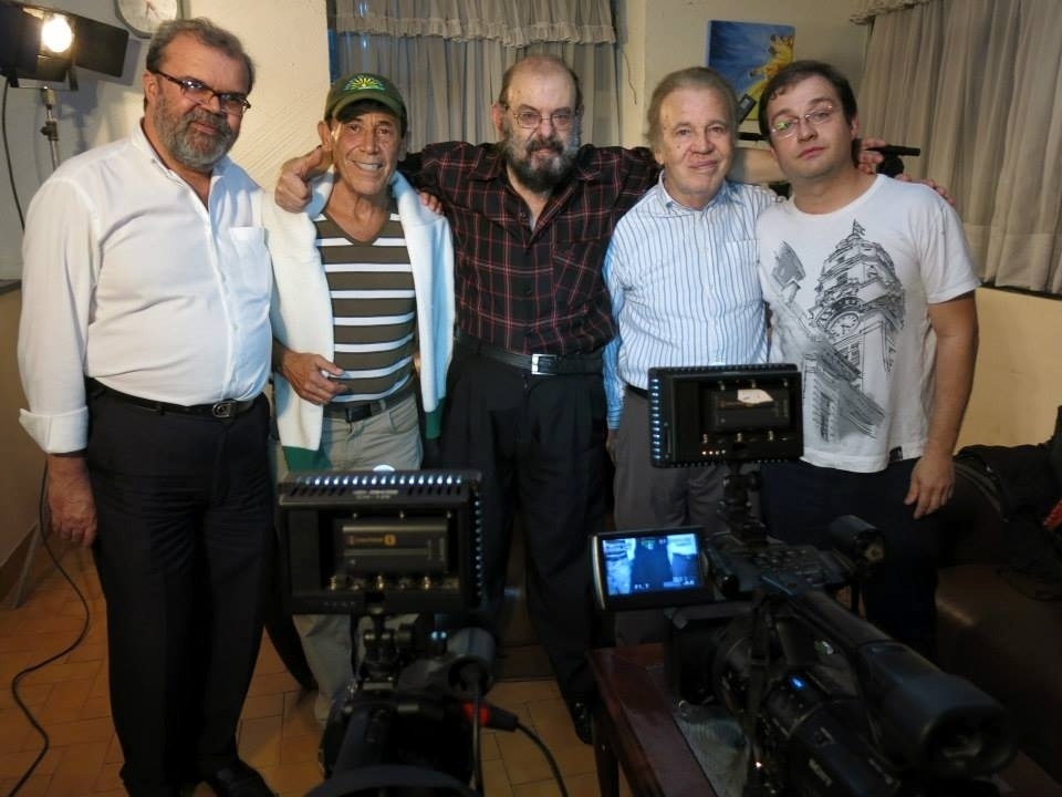 Everaldo Ferraz, Clery Cunha Cineasta, José Mojica Marins, Chico Cavalcanti e Fabricio Cavalcanti - Reprodução/Facebook/Chico Cavalcanti