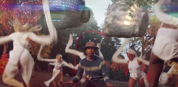 Cena do clipe de "Gust of Wind", novo clipe de Pharrell Williams com o Daft Punk - Reprodução