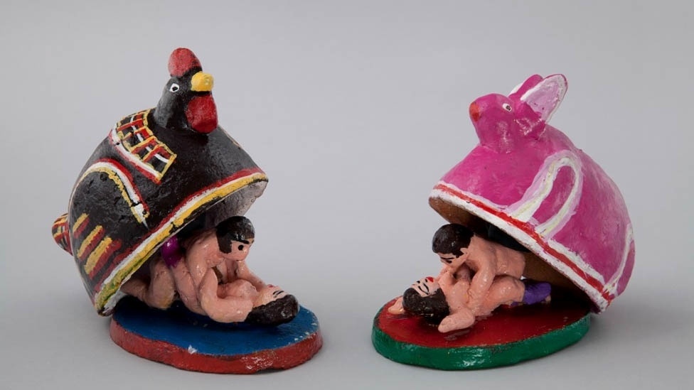 Exposição no México traz a sutileza da sexualidade e do erotismo retratados na arte desde o período pré-colonial até hoje - Museu das Culturas Populares/BBC
