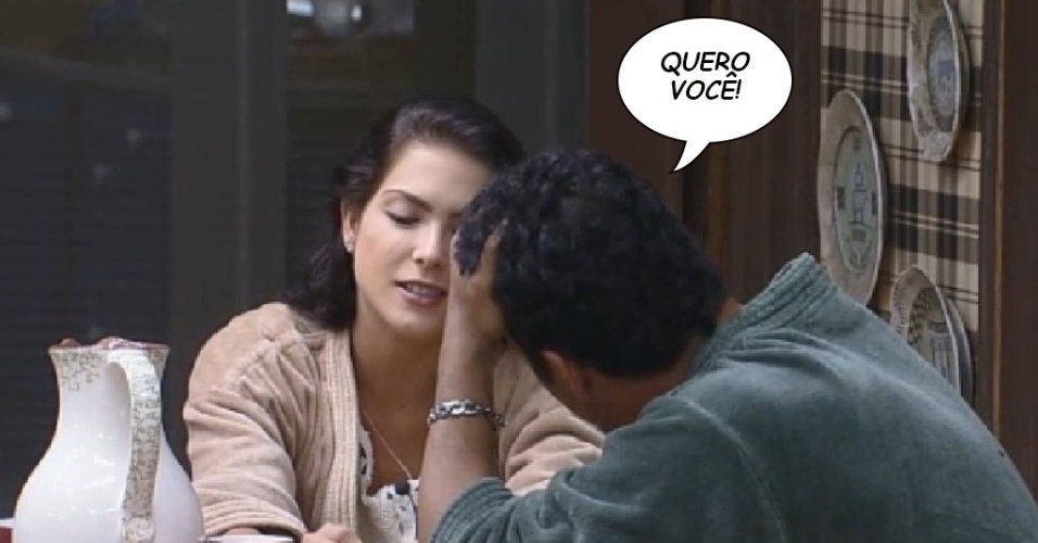 8.out.2014 - Marlos Cruz se declara para Débora Lyra em "A Fazenda 7"
