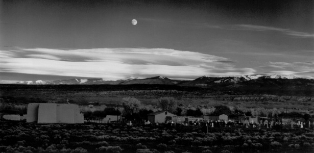 A famosa foto "Moonrise, Hernandez, New Mexico" - Ansel Adams - Ansel Adams
