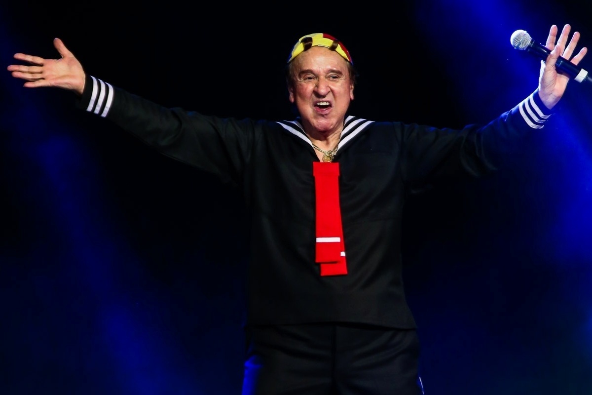 12.out.2014 - Carlos Villagrán, o Kiko do "Chaves", comemora os 40 anos de sucesso de seu personagem em show único em São Paulo - Manuela Scarpa/Photo Rio News