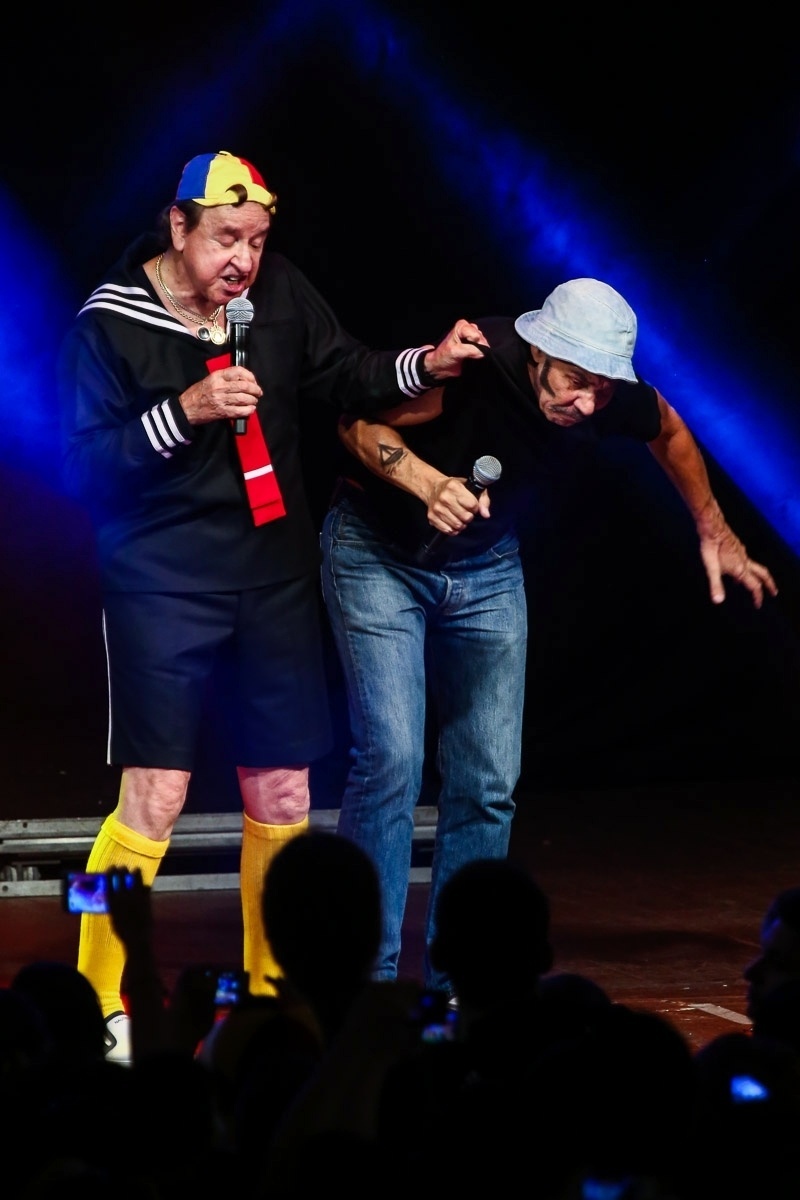12.out.2014 - Carlos Villagrán, o Kiko do "Chaves" ressuscita o personagem Seu Madruga em seu show em São Paulo - Manuela Scarpa/Photo Rio News