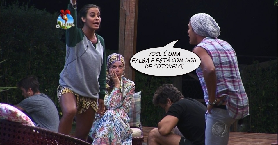 12.out.2014 - Marlos Cruz discute com Lorena Bueri em "A Fazenda 7"
