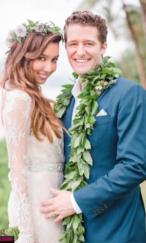 Ator de "Glee" se casa com modelo em cerimônia íntima no Havaí