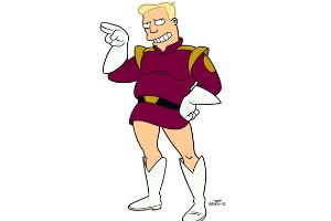 Zapp Brannigan, da animação "Futurama" - Reprodução - Reprodução