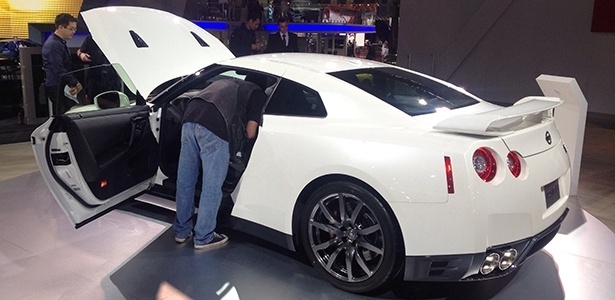 GT-R é um dos carros mais fotografados e visitados do estande da Nissan - André Deliberato/UOL - André Deliberato/UOL