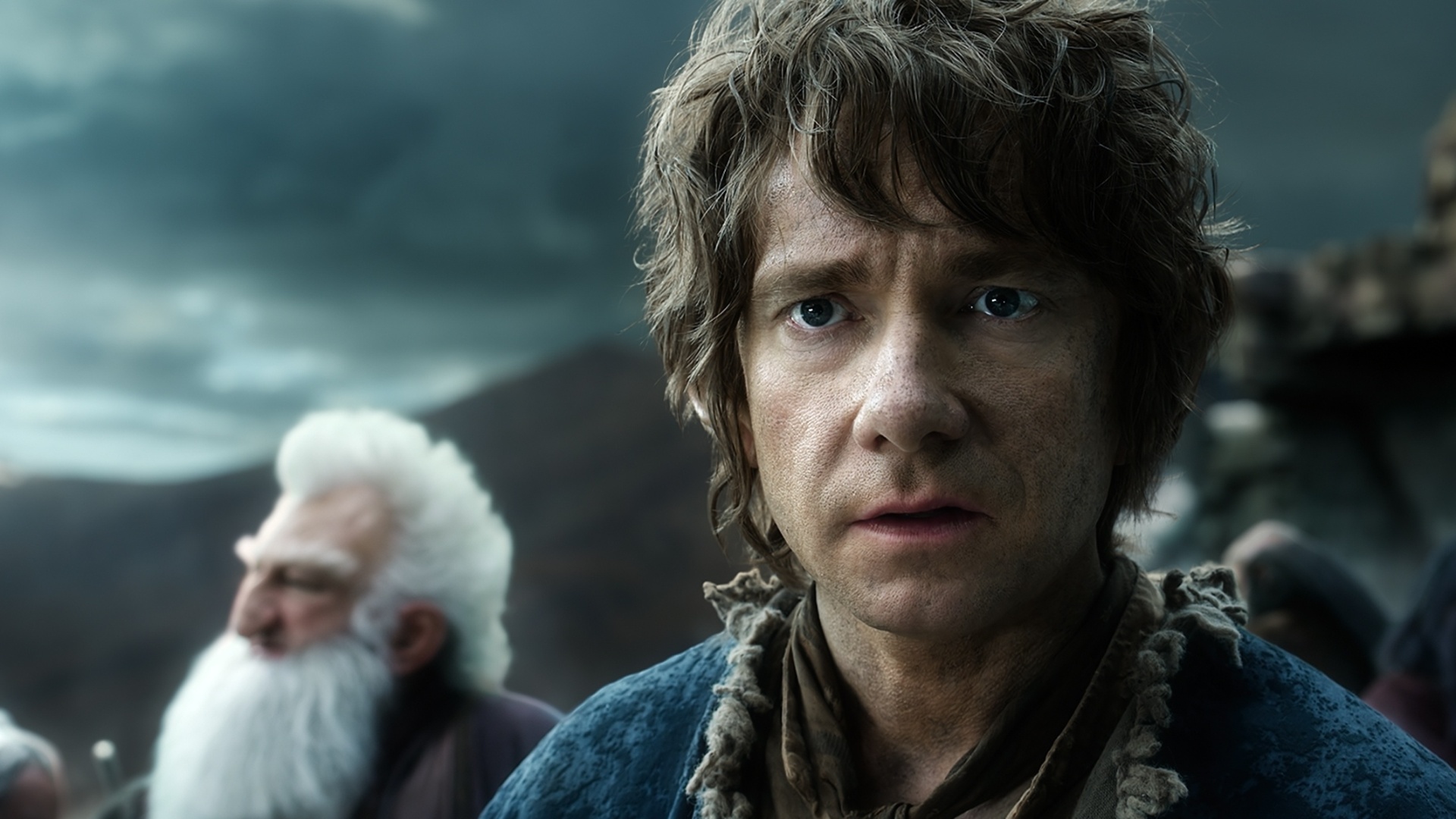 Bilbo (Martin Freeman) em cena de "O Hobbit: A Batalha dos Cinco Exércitos", último filme da trilogia de Peter Jackson - Divulgação