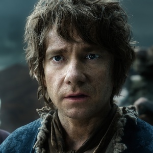 Bilbo (Martin Freeman) em cena de "O Hobbit: A Batalha dos Cinco Exércitos", último filme da trilogia de Peter Jackson - Divulgação