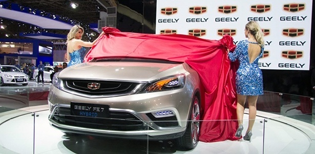 Geely FE7 é conceito híbrido que mostra o futuro da montadora no Brasil - Leonardo Benassatto/Futura Press - Leonardo Benassatto/Futura Press