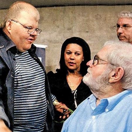 Jô Soares com seu filho, Rafael, em 2011 - Reprodução/RedeTv - Reprodução/RedeTv