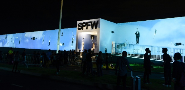 Fachada da última edição da SPFW, realizada no parque Cândido Portinari, localizado na zona oeste da capital paulista - Divulgação