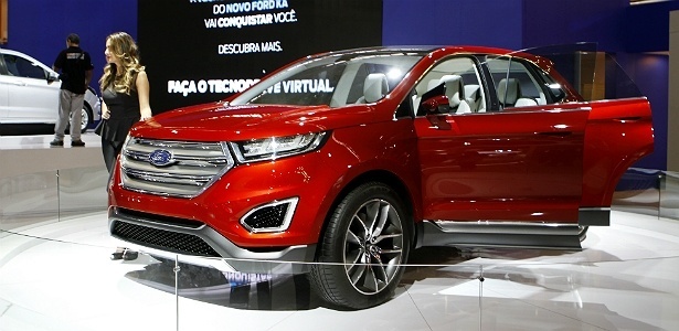 Ford Edge Concept no Salão de São Paulo 2014 - Ivan Ribeiro/Folhapress - Ivan Ribeiro/Folhapress