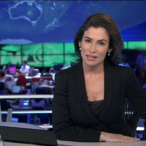 Renata Vasconcellos estreou no "Jornal Nacional" na segunda