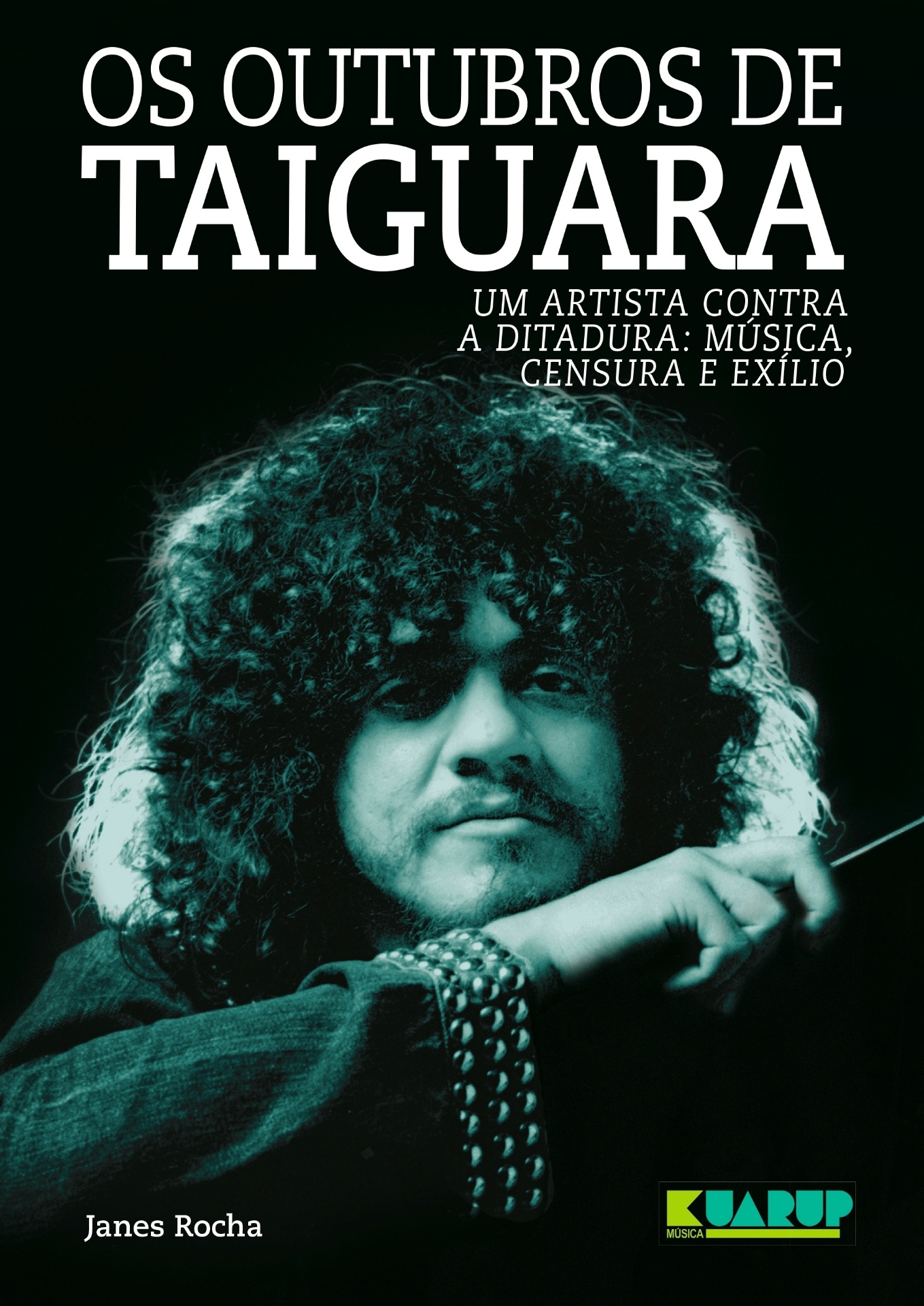 Capa do livro "Os Outubros de Taiguara", escrito pela jornalista Janes Rocha, e lançado pela gravadora Kuarup - Divulgação
