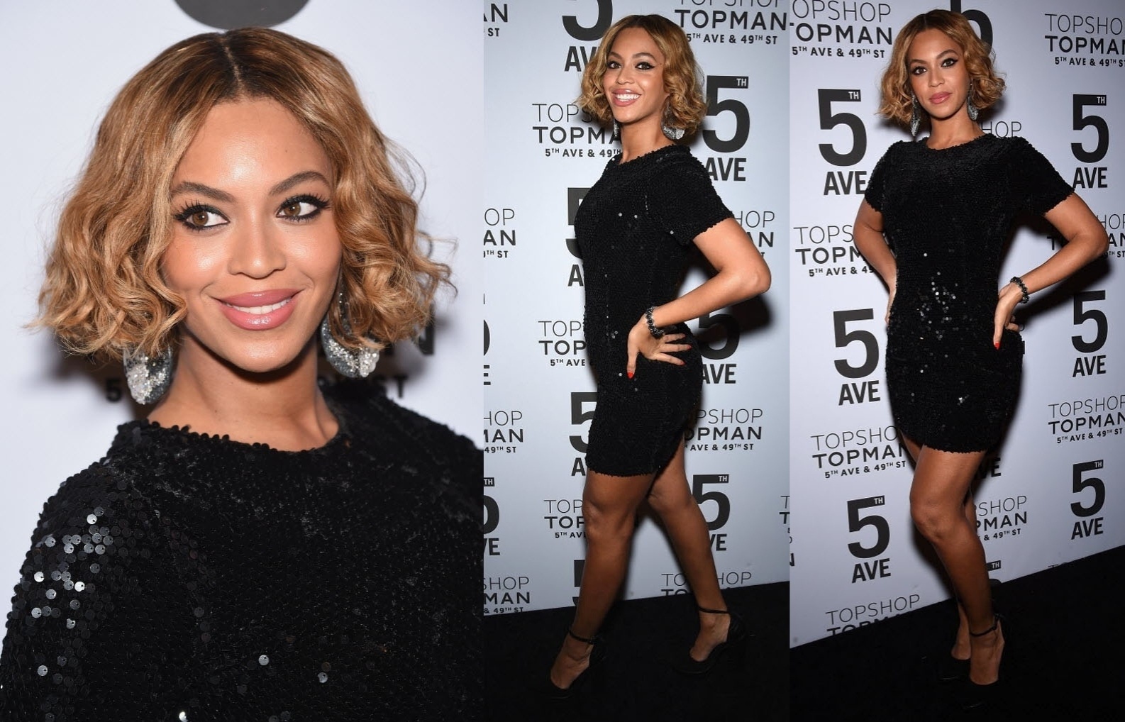 4.nov.2014 - A cantora Beyoncé Knowles prestigia a inauguração da loja flagship da marca Topshop Topman, em um jantar em Nova York nesta terça-feira