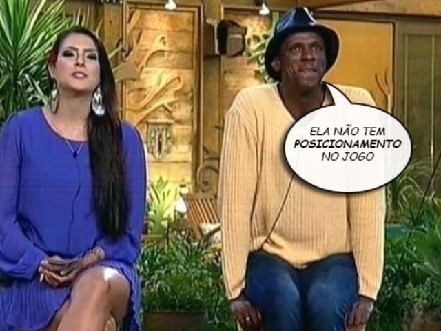 6.nov.2014 - Robson Caetano critica falta de posicionamento de Débora Lyra em "A Fazenda 7"