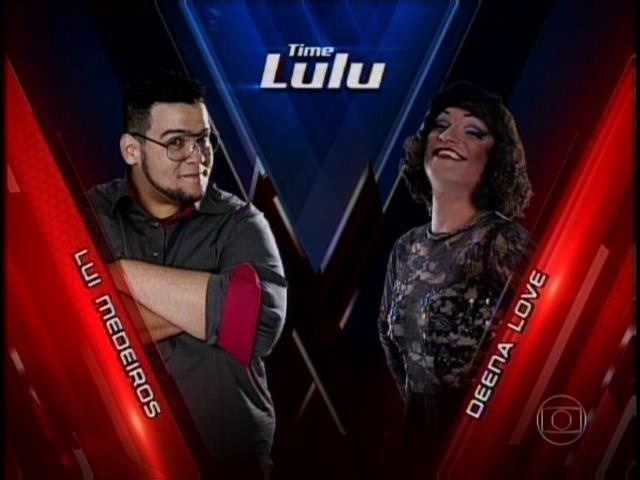 6.nov.2014- No time de Lulu Santos, Lui Medeiros e Deena Love se enfrentaram na batalha da noite