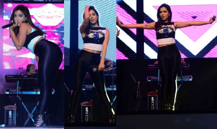 11.nov.2014 - Anitta canta e requebra no palco da 13ª edição do Prêmio Jovem Brasileiro no Palácio das Convenções do Anhembi, na zona norte de São Paulo, na noite desta terça-feira