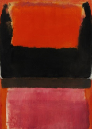 12.nov.2014 - Fotografía cedida por Sotheby's New York mostra a obra "No. 21 (Red, Brown, Black and Orange)" (1953) de Mark Rothko, vendida por US$44,9 milhões - EFE - EFE